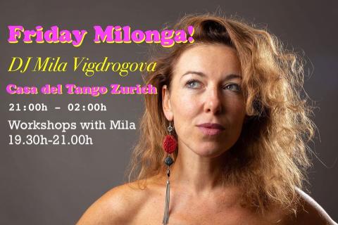 La Milonga del Viernes DJ Mila Vigdrogova