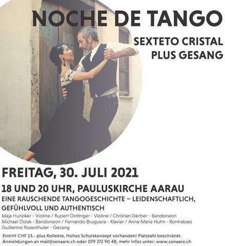 Flyer Noche de Tango 