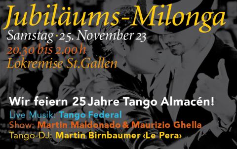 Ein Vierteljahrhundert Tango Almacén St. Gallen