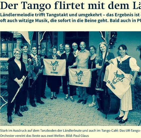 Ur-Tango Zeitungsbericht Landbot 