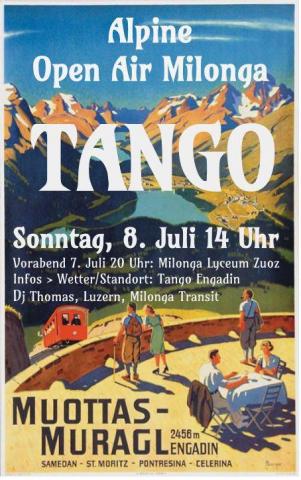 Flyer: Alpine Openair Milonga Tango in den Bergen