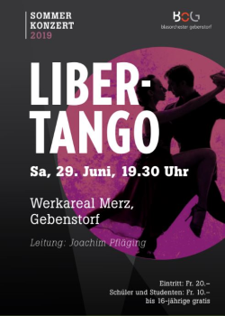 Blasorchester Gebenstorf BOG Konzert Liber Tango