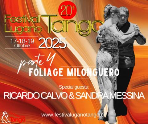 Milonga con esibizione di Ricardo Calvo y Sandra Messina  