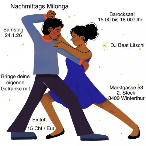 Nachmittags Milonga im Barocksaal